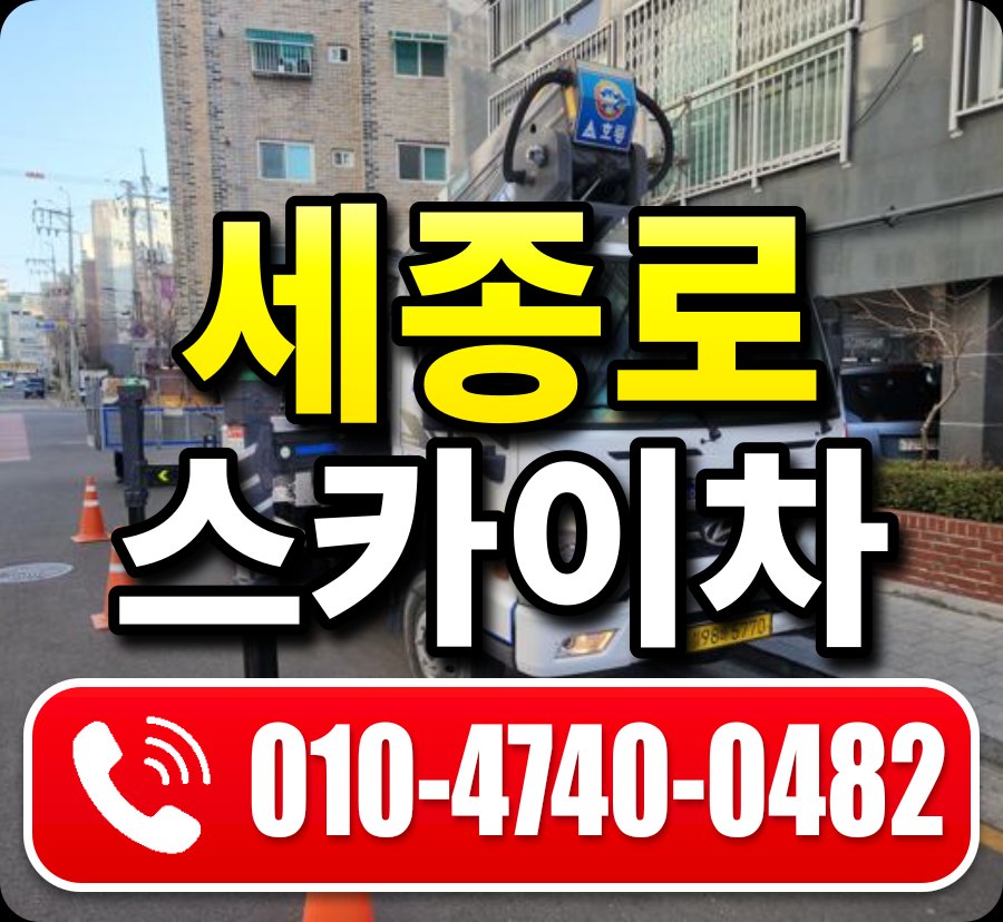 세종로 스카이차 010-4740-0482