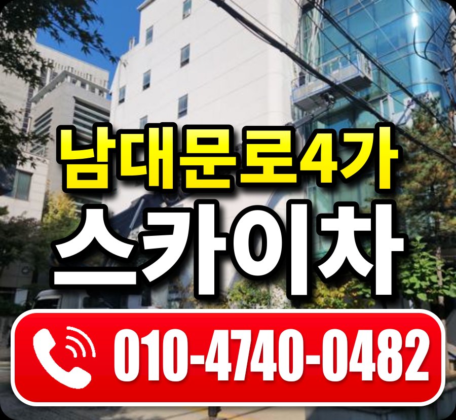남대문로4가 스카이차 010-4740-0482