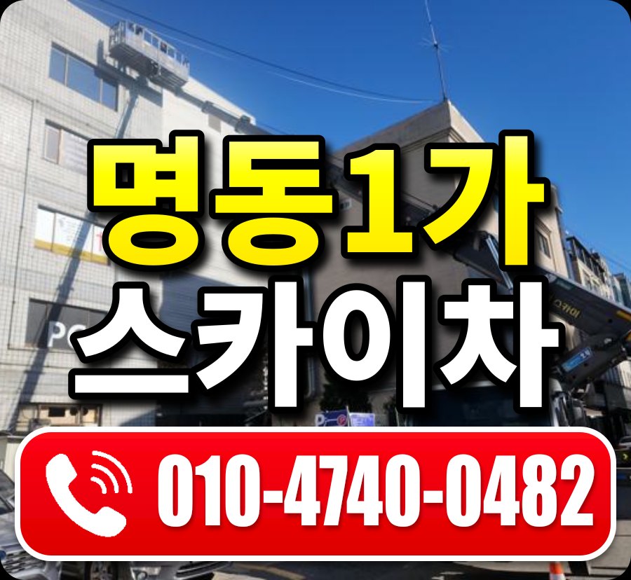 명동1가 스카이차 010-4740-0482