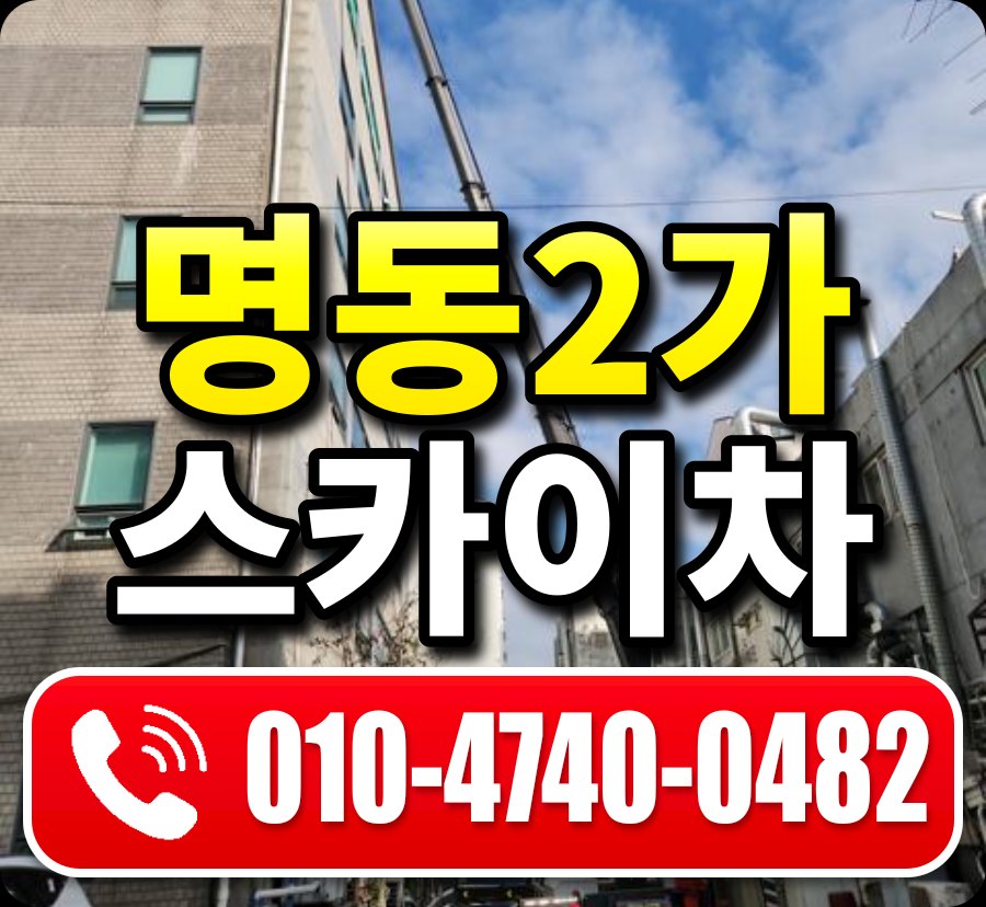 명동2가 스카이차 010-4740-0482