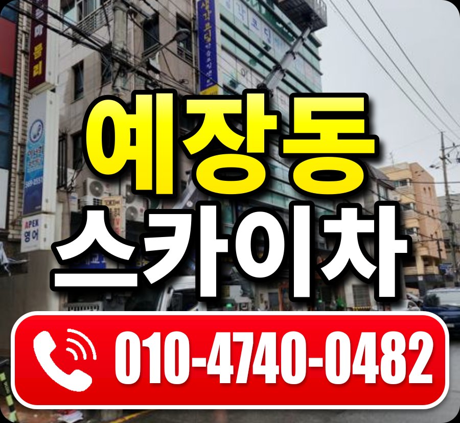 예장동 스카이차 010-4740-0482
