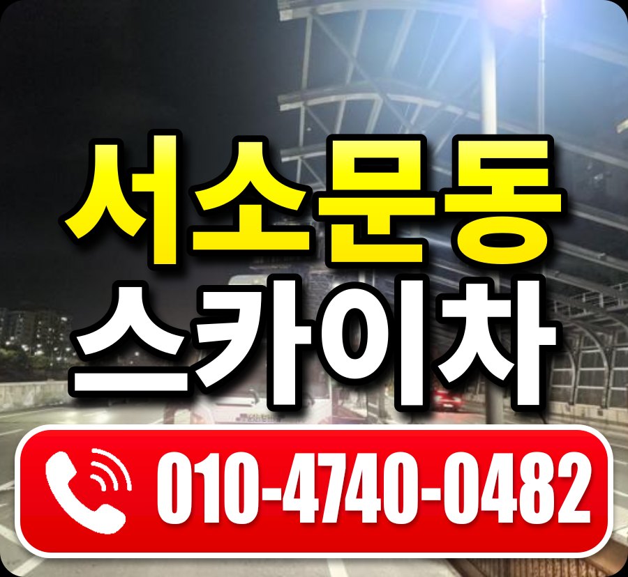 서소문동 스카이차 010-4740-0482