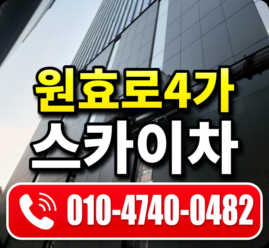 원효로4가 스카이차 010-4740-0482