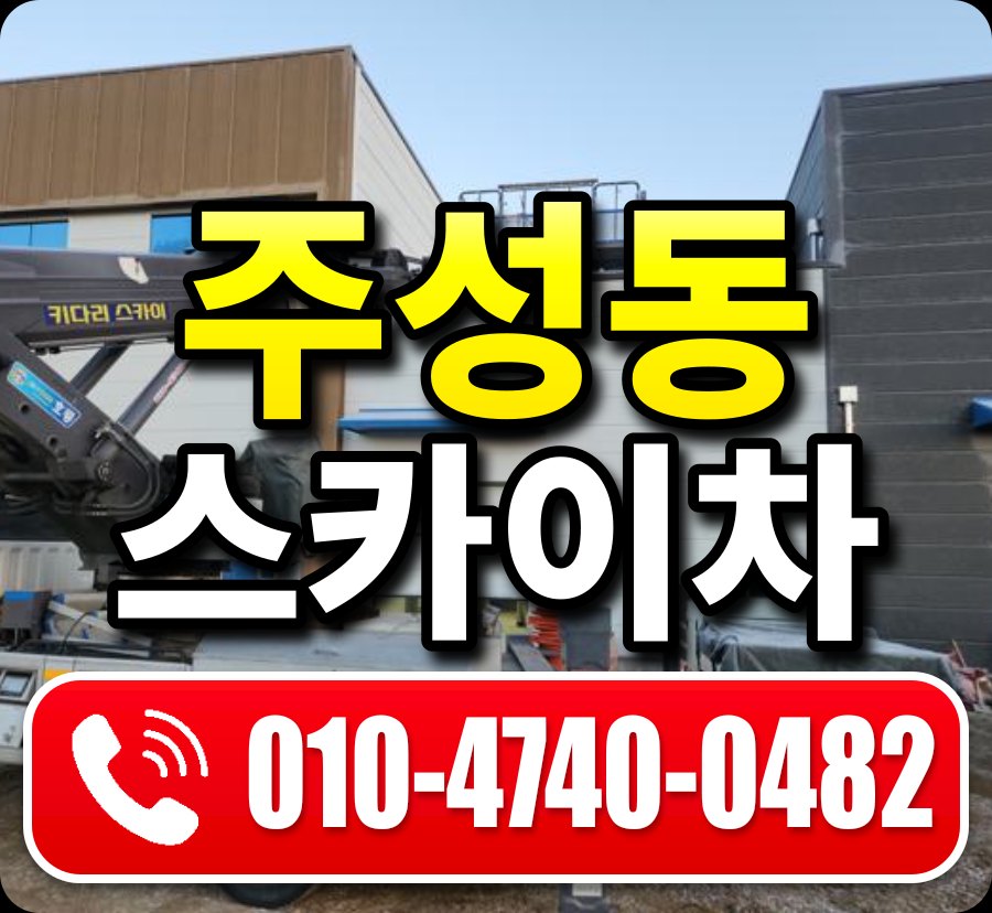 주성동 스카이차 010-4740-0482