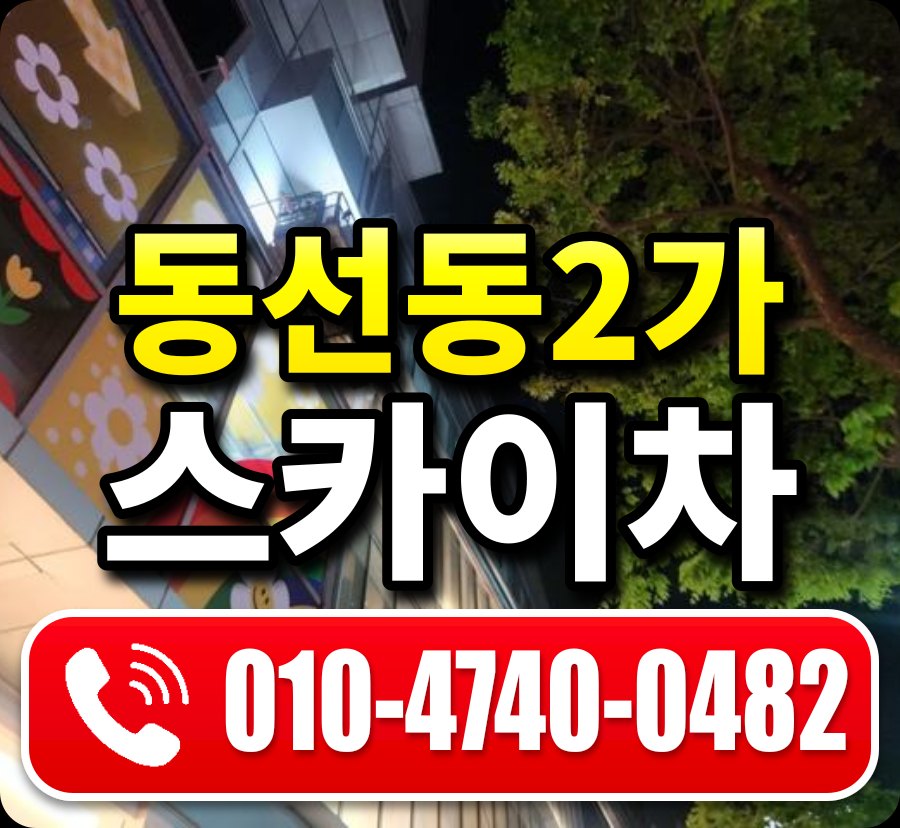 동선동2가 스카이차 010-4740-0482