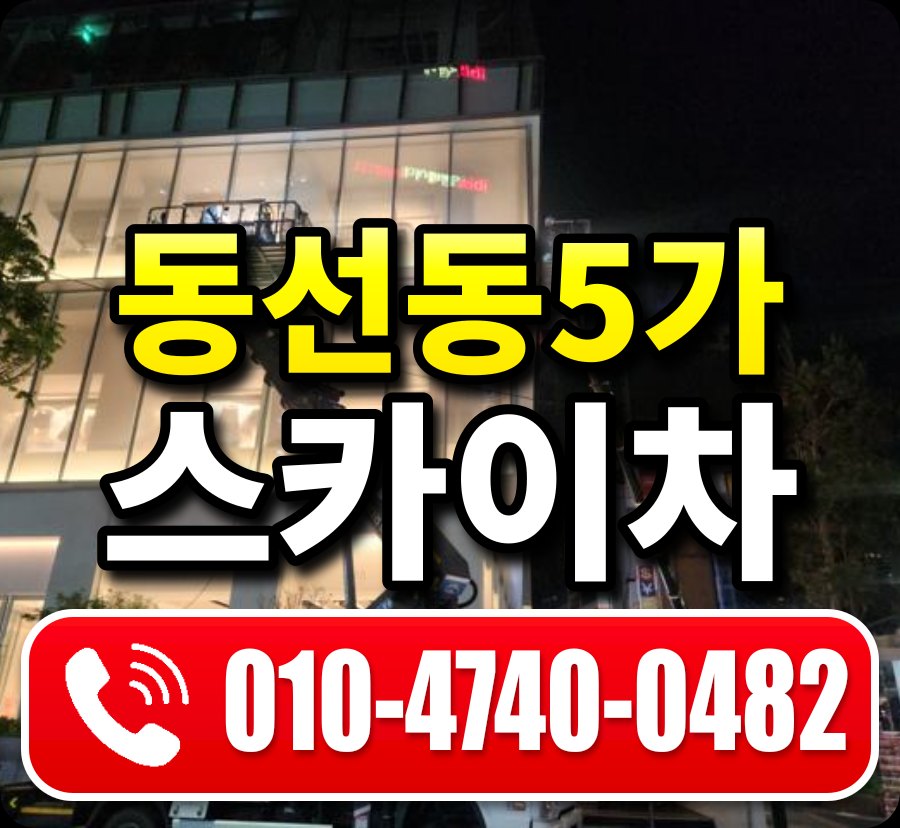 동선동5가 스카이차 010-4740-0482