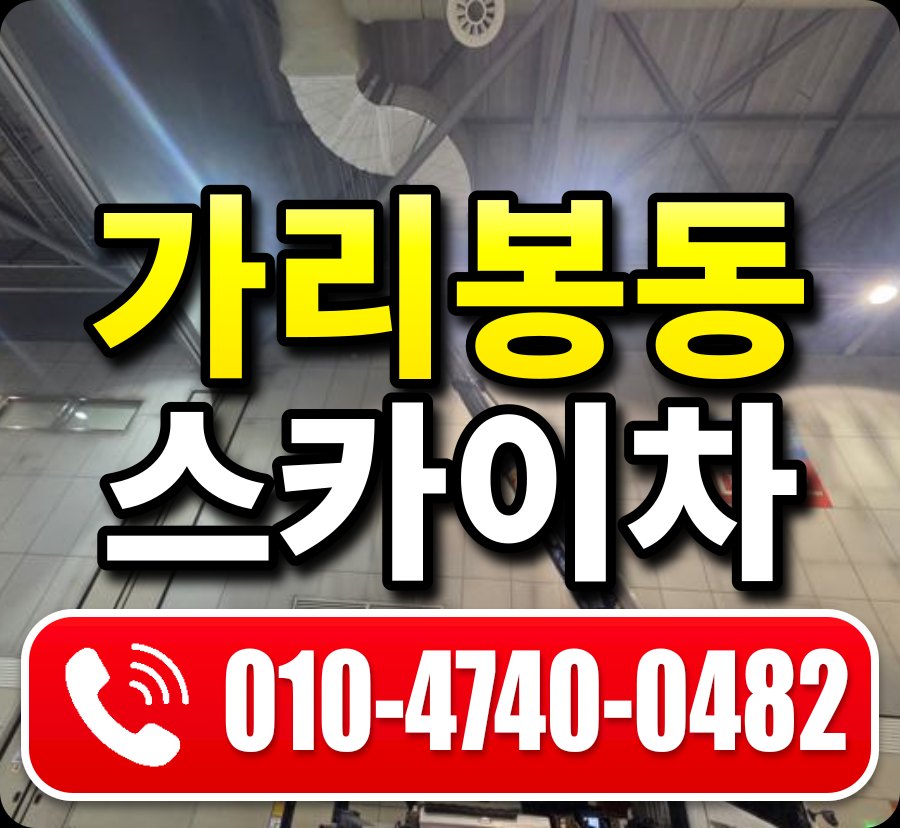 가리봉동 스카이차 010-4740-0482