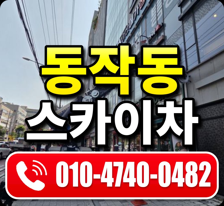 동작동 스카이차 010-4740-0482