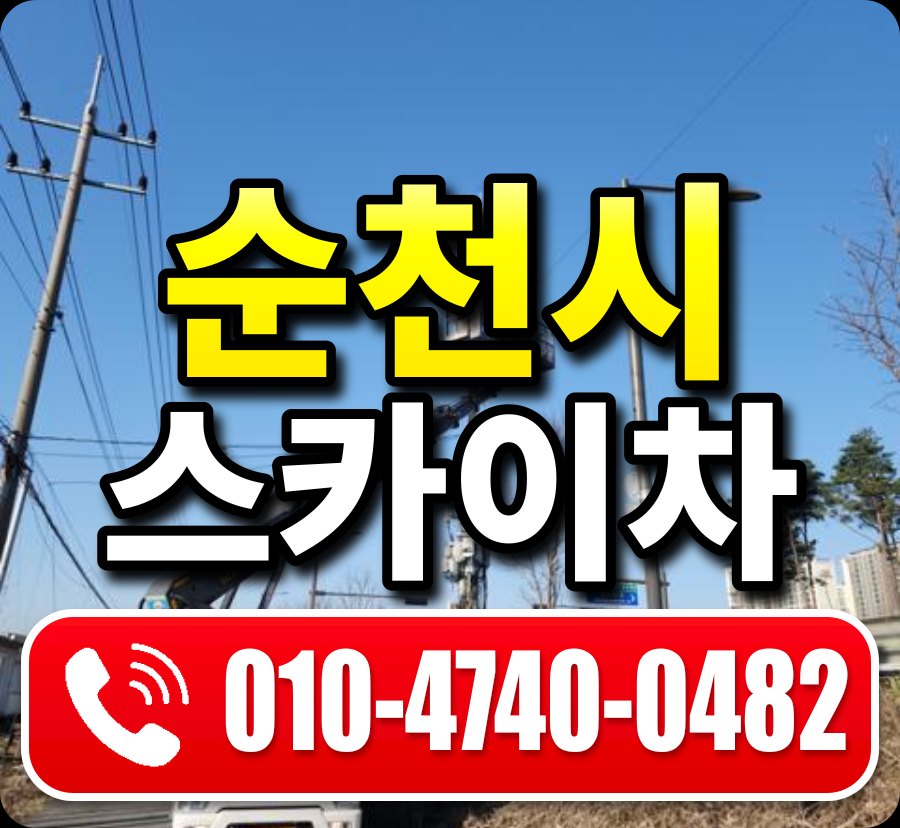 순천시 스카이차 010-4740-0482