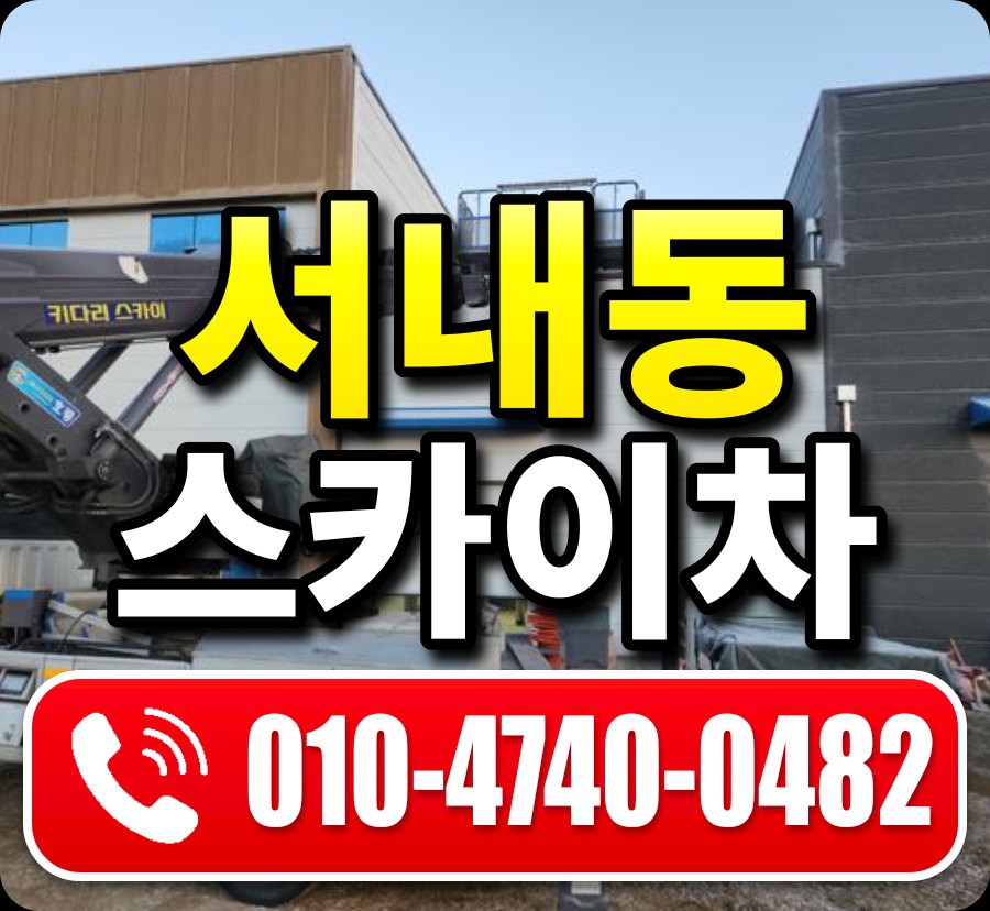 서내동 스카이차 010-4740-0482
