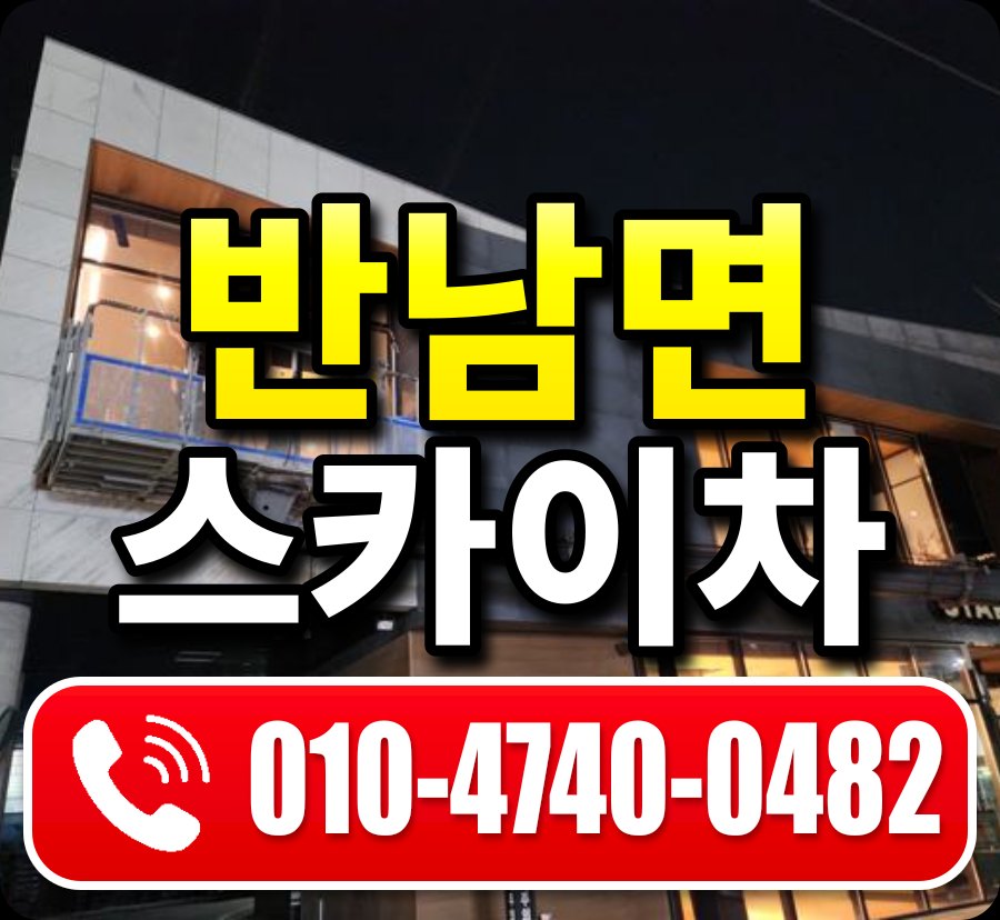반남면 스카이차 010-4740-0482
