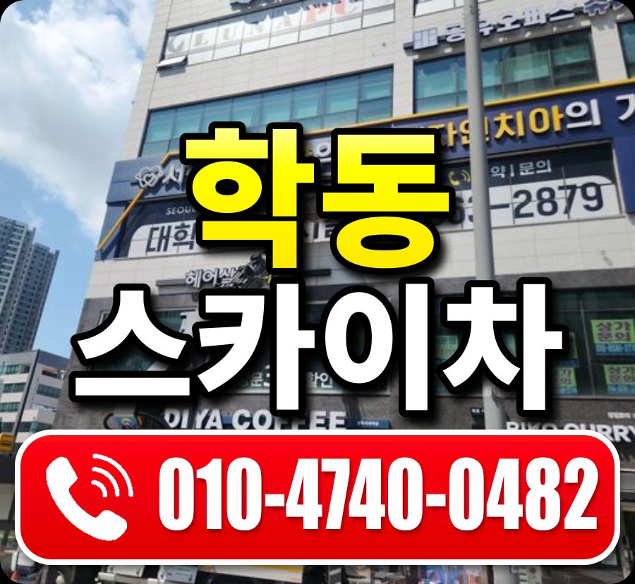 학동 스카이차 010-4740-0482