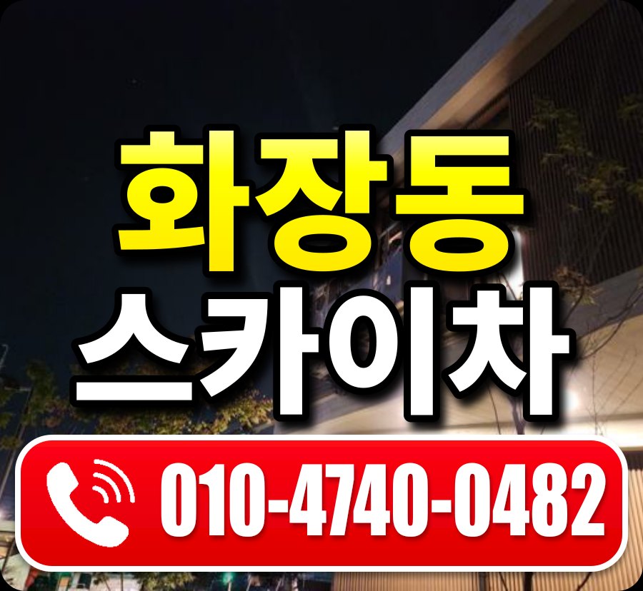 화장동 스카이차 010-4740-0482