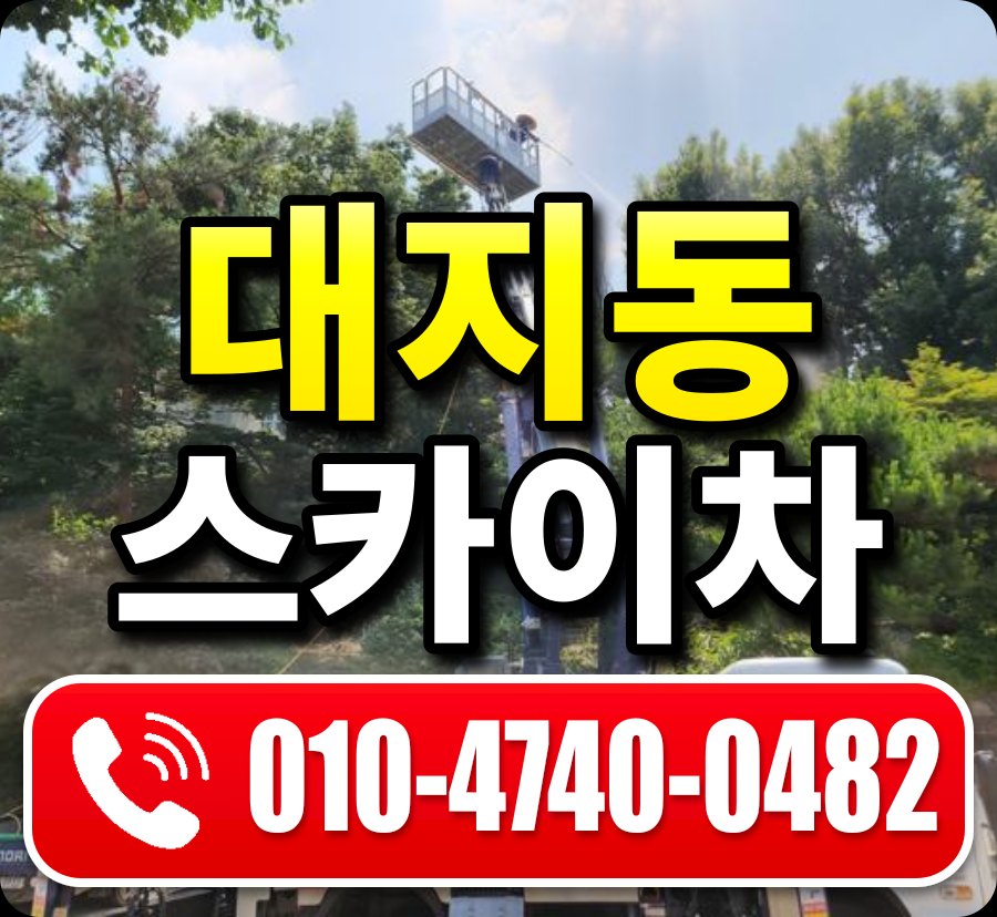 대지동 스카이차 010-4740-0482