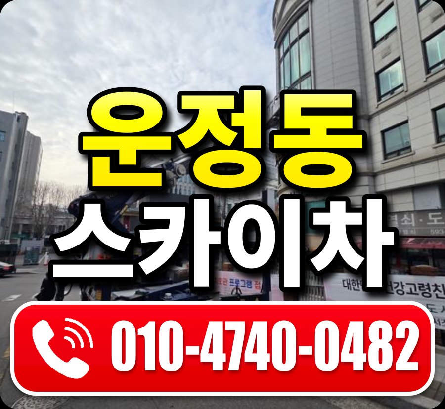 운정동 스카이차 010-4740-0482