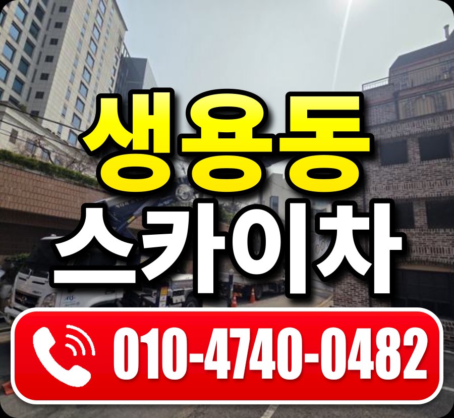 생용동 스카이차 010-4740-0482