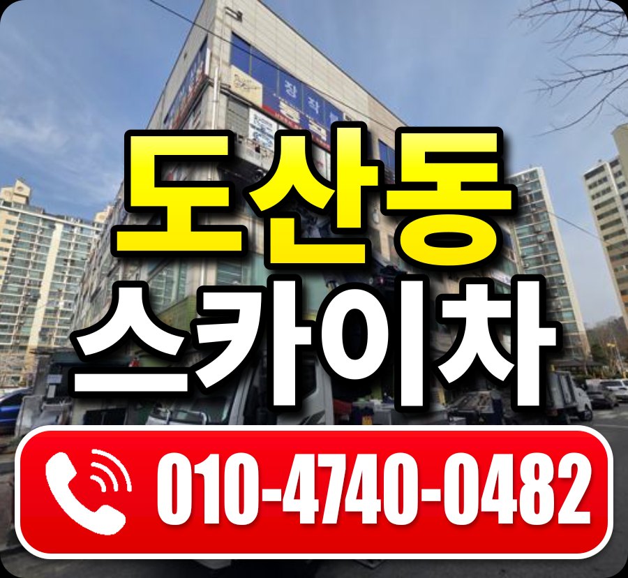 도산동 스카이차 010-4740-0482