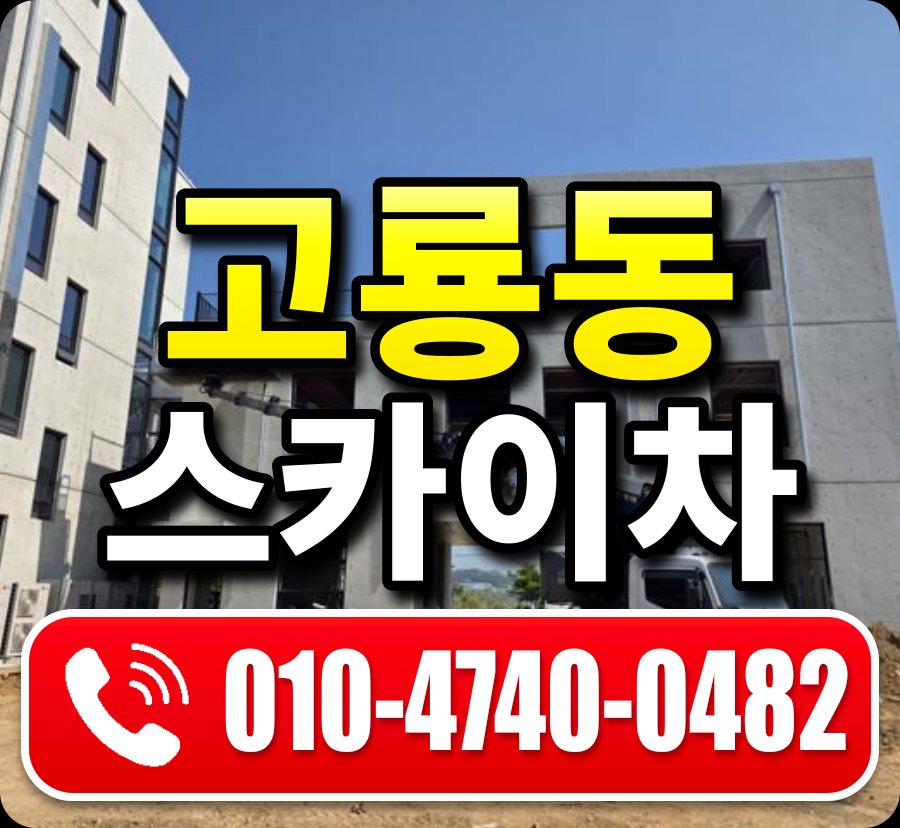 고룡동 스카이차 010-4740-0482
