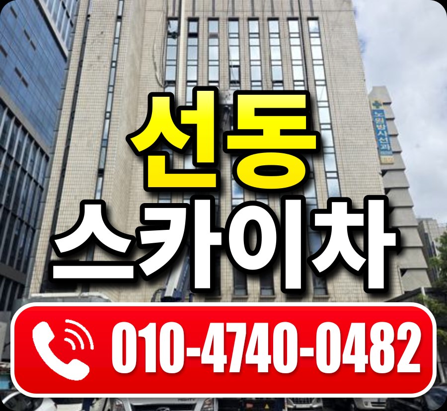 선동 스카이차 010-4740-0482