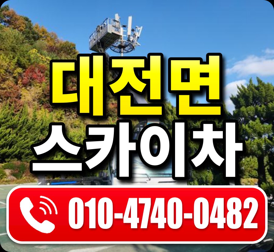 대전면 스카이차 010-4740-0482