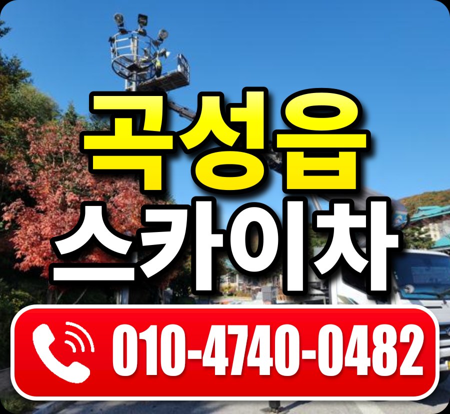 곡성읍 스카이차 010-4740-0482