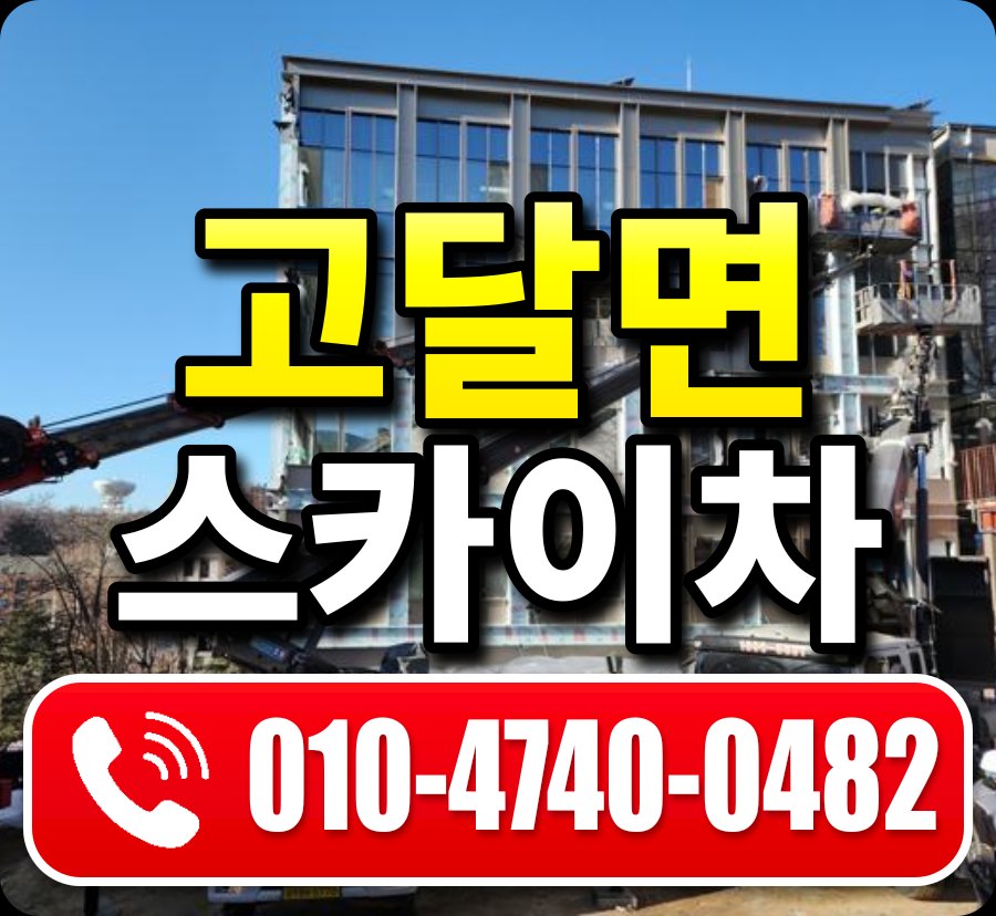 고달면 스카이차 010-4740-0482