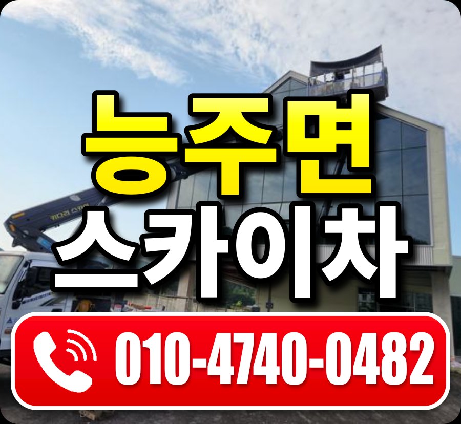 능주면 스카이차 010-4740-0482
