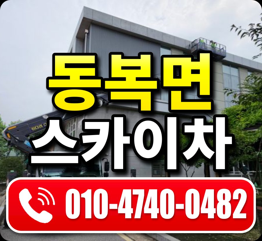 동복면 스카이차 010-4740-0482