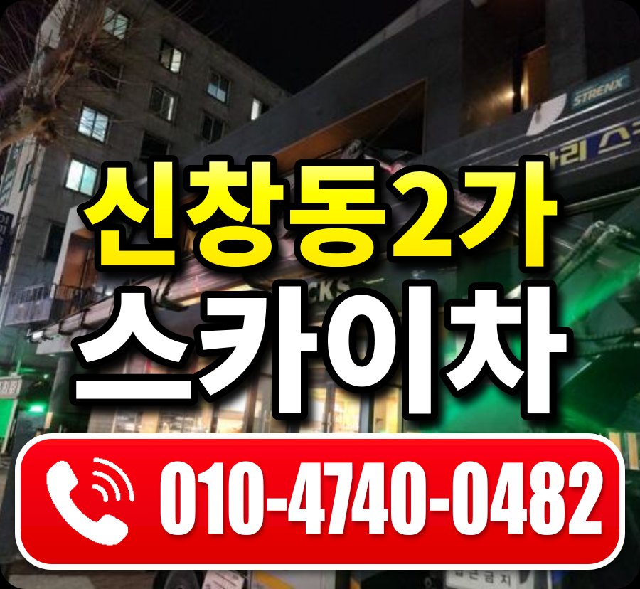신창동2가 스카이차 010-4740-0482
