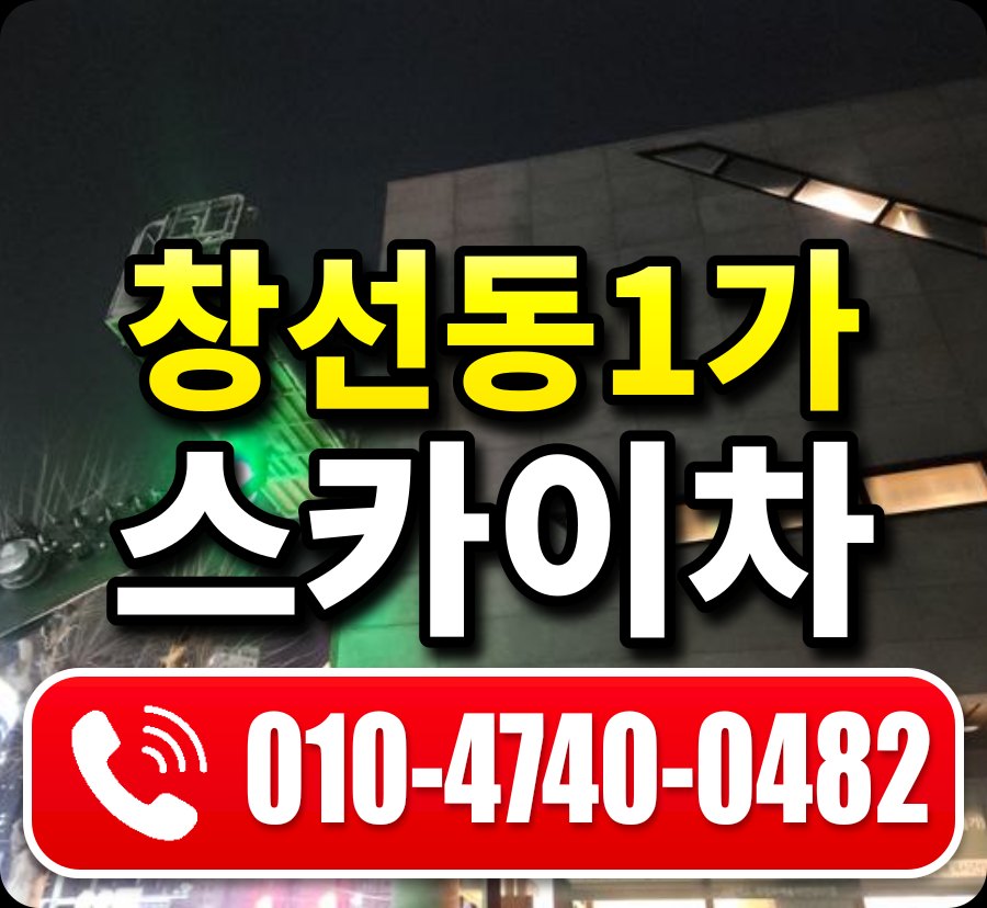 창선동1가 스카이차 010-4740-0482