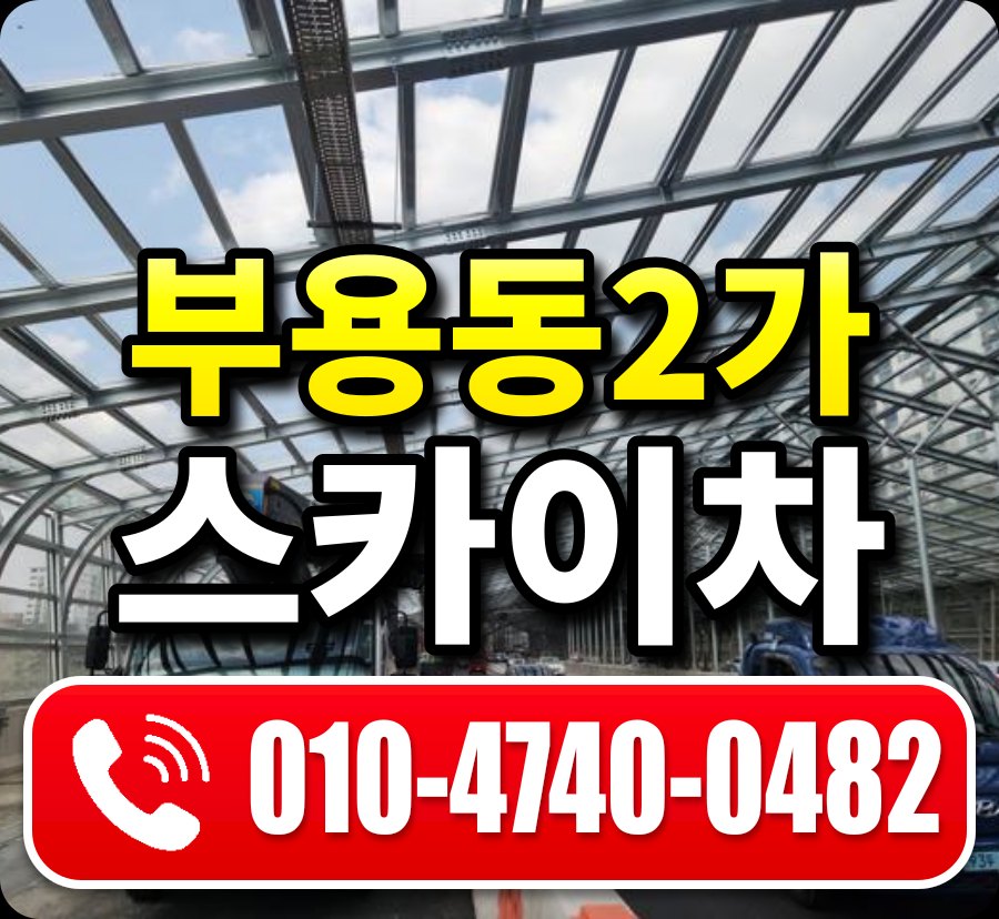 부용동2가 스카이차 010-4740-0482