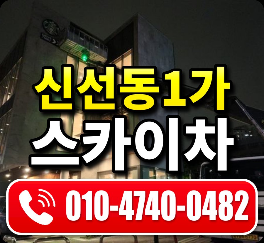 신선동1가 스카이차 010-4740-0482