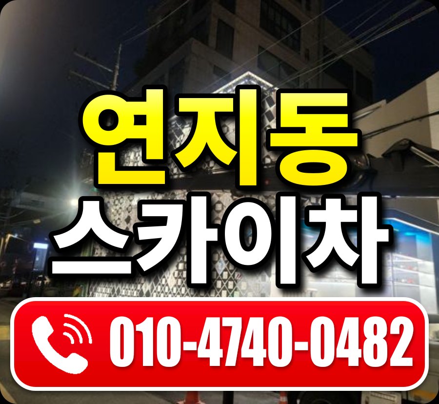 연지동 스카이차 010-4740-0482
