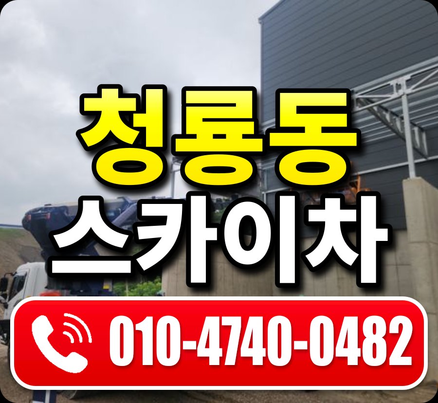청룡동 스카이차 010-4740-0482