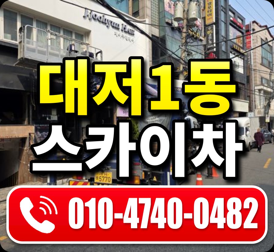 대저1동 스카이차 010-4740-0482