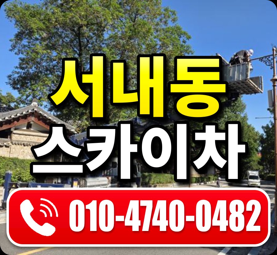 서내동 스카이차 010-4740-0482