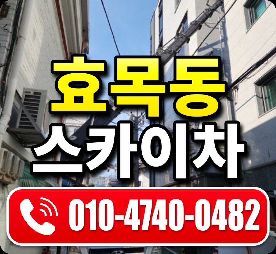 효목동 스카이차 010-4740-0482