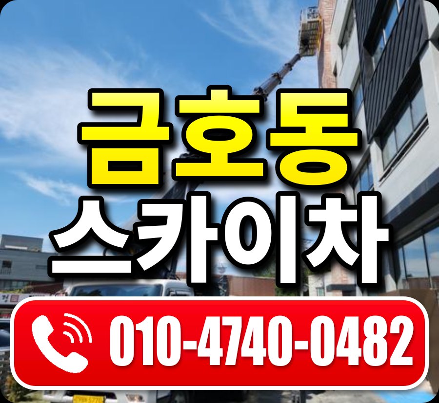 금호동 스카이차 010-4740-0482