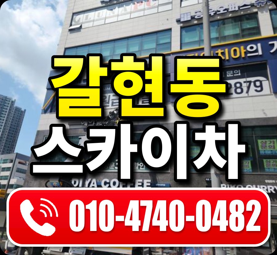갈현동 스카이차 010-4740-0482