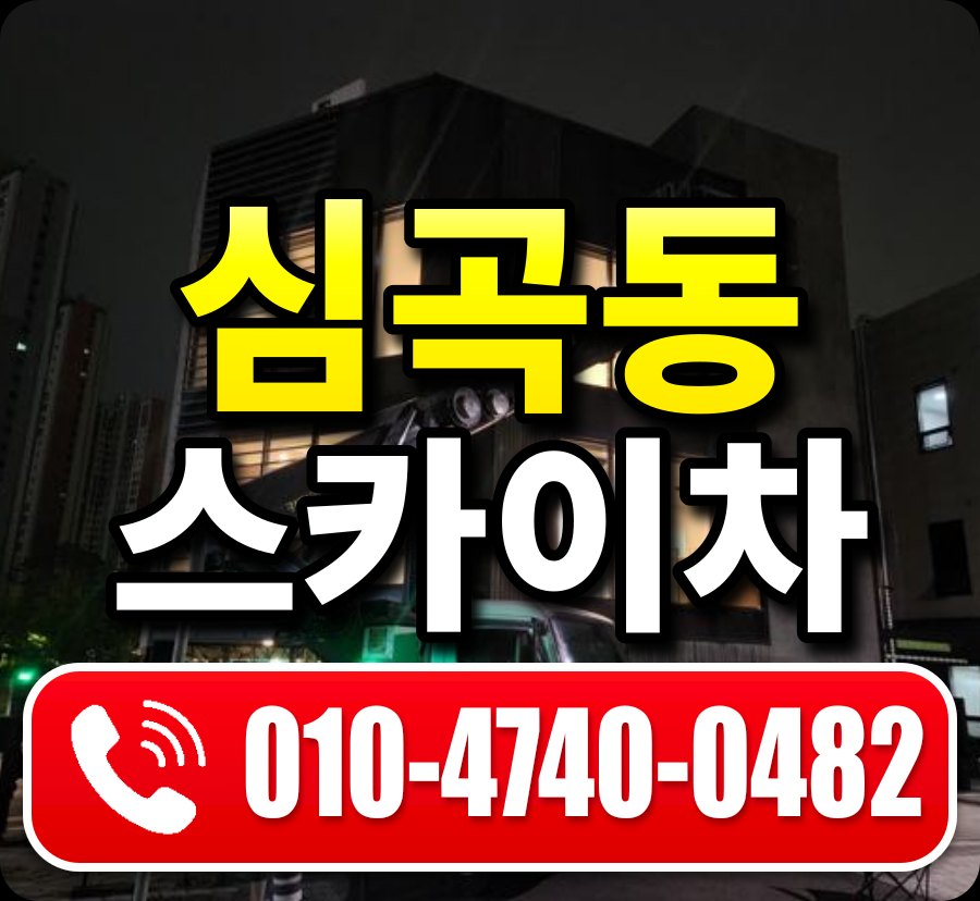심곡동 스카이차 010-4740-0482