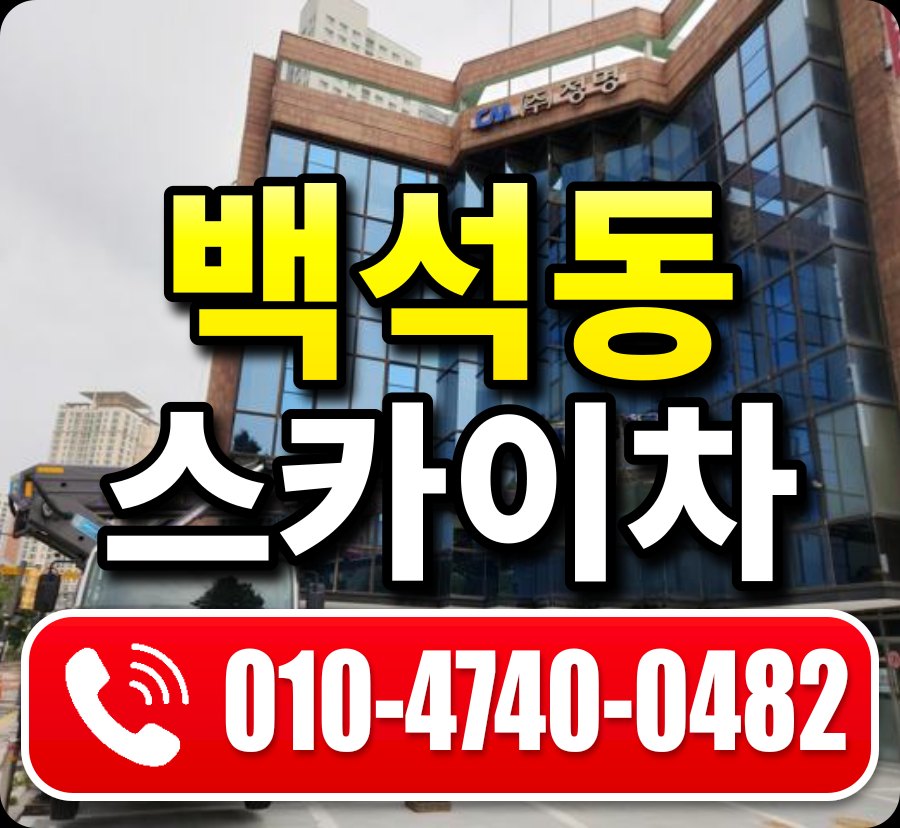 백석동 스카이차 010-4740-0482