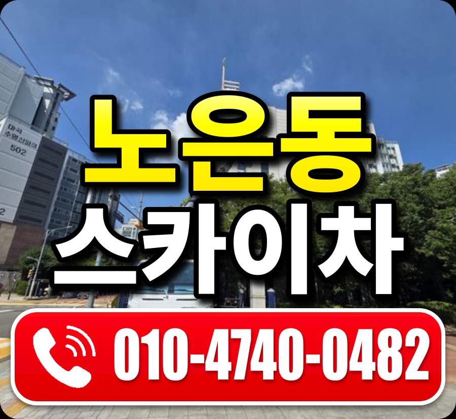 노은동 스카이차 010-4740-0482
