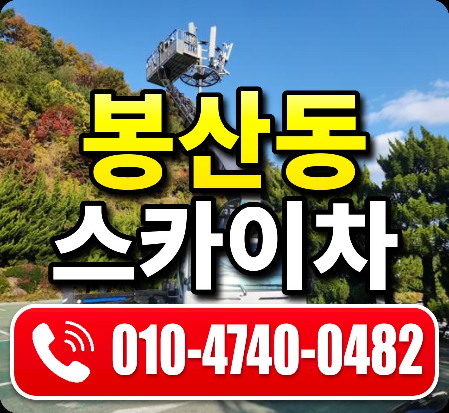 봉산동 스카이차 010-4740-0482