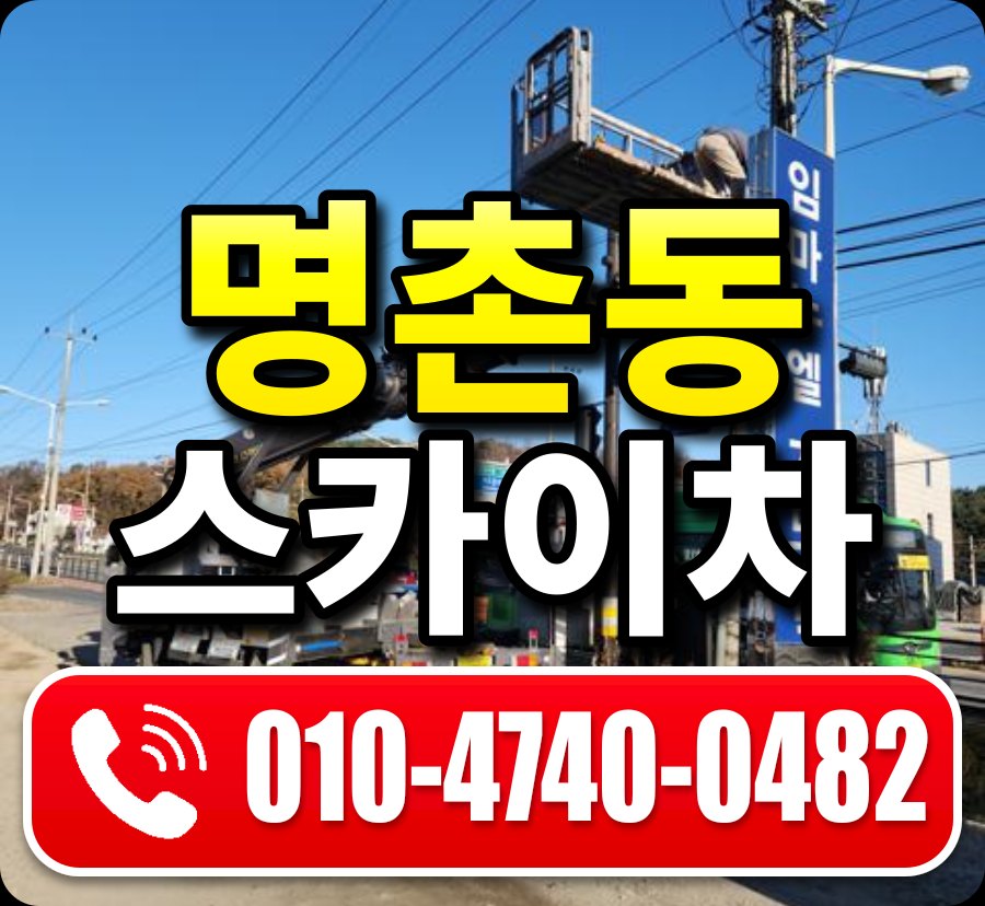명촌동 스카이차 010-4740-0482