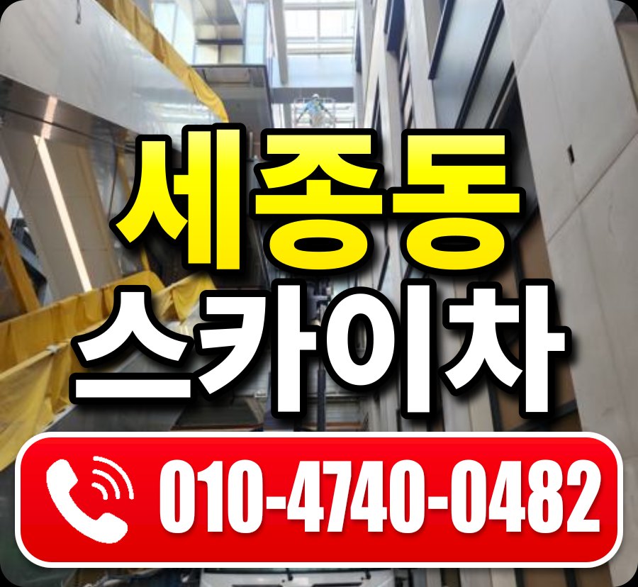 세종동 스카이차 010-4740-0482