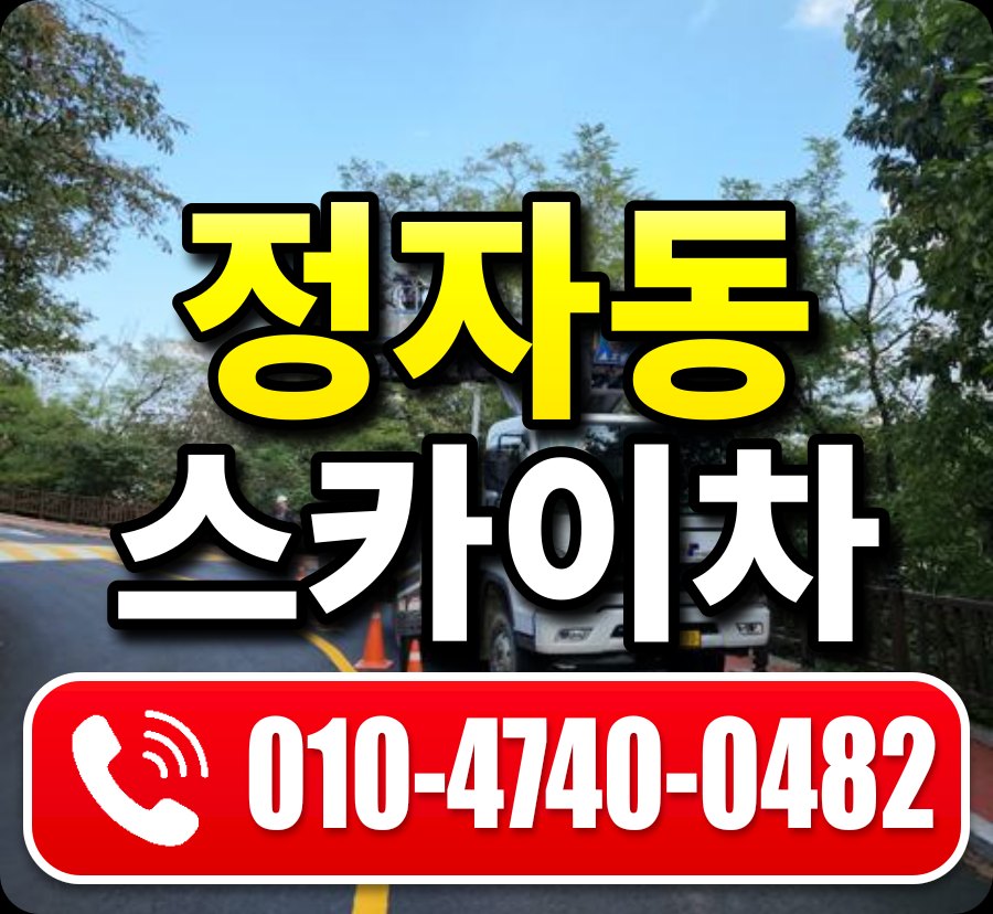 정자동 스카이차 010-4740-0482