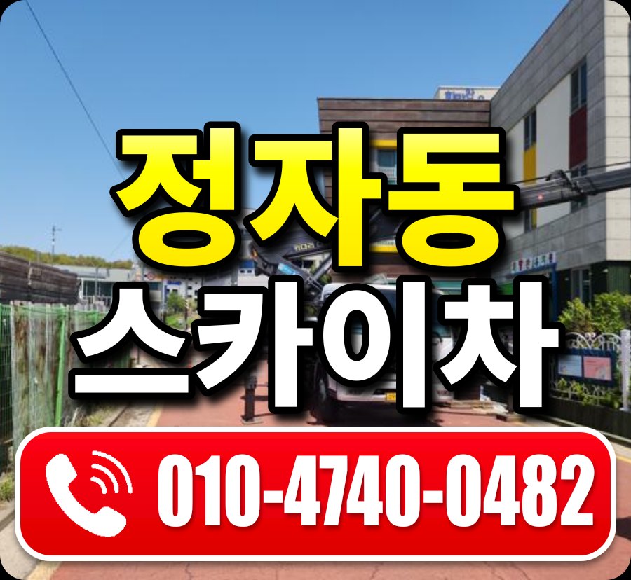 정자동 스카이차 010-4740-0482