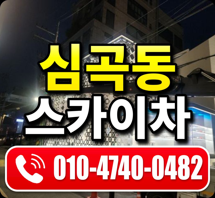 심곡동 스카이차 010-4740-0482