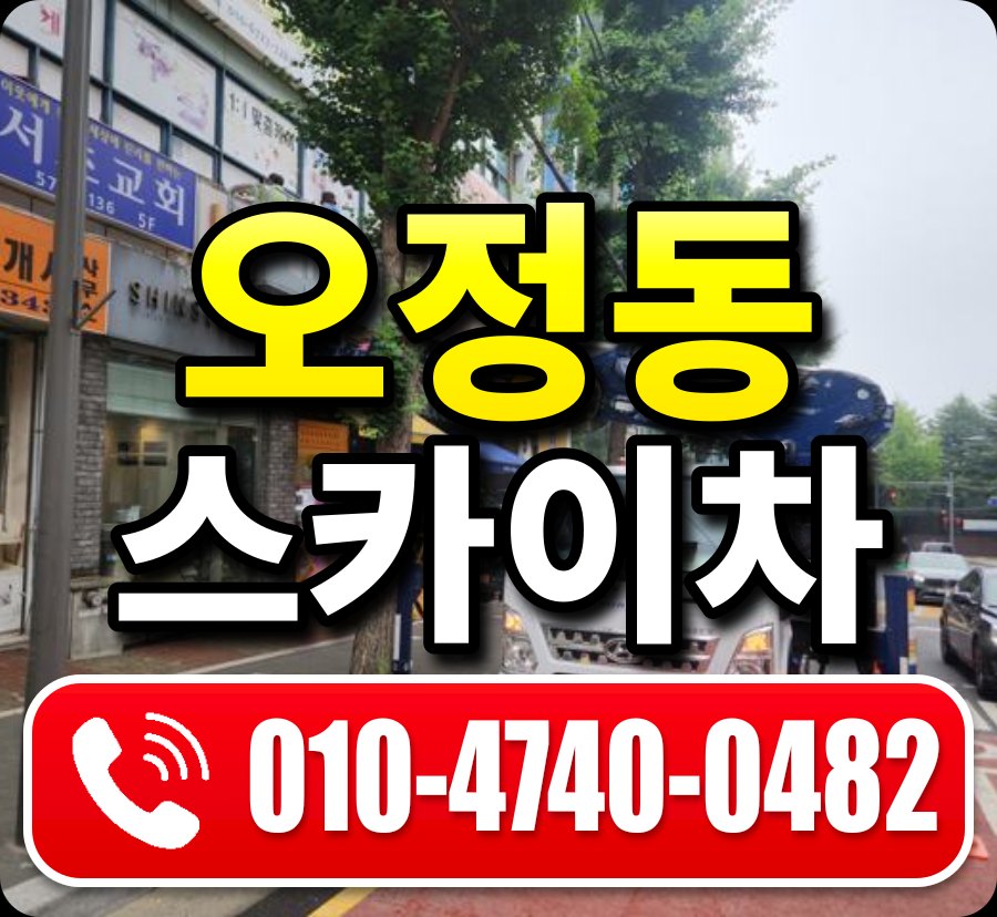 오정동 스카이차 010-4740-0482