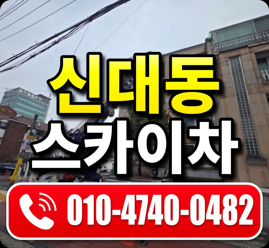 신대동 스카이차 010-4740-0482